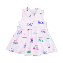 Load image into Gallery viewer, Vintage Golf Carts Pink - Polo Tennis Dress