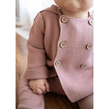 Load image into Gallery viewer, Hooded Double Button Baby Coat Jacket (Organic)