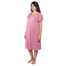 Load image into Gallery viewer, Three little tots maternity labor gown - Rose