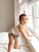 Load image into Gallery viewer, Organic Appliqué Bodysuit in Bicycle (0-3m)