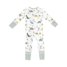 Load image into Gallery viewer, ANGEL DEAR- Soft dinos two way zipper romper