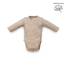 Load image into Gallery viewer, Baby's overlapped jumpsuit (Hazelnut)