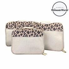 Load image into Gallery viewer, Pack Like A Boss™ - Large Packing Cubes 3pc Set (Leopard)