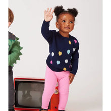 Load image into Gallery viewer, Infant Heart Sweater w/Pink Legging Set