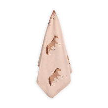 Load image into Gallery viewer, Pony Snuggles - Organic Cotton Jacquard Knit Baby Blanket