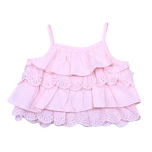 Load image into Gallery viewer, Eyelet Tiered Tank