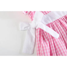 Load image into Gallery viewer, Light Pink Gingham A-Line Dress 12-24M
