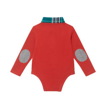 Load image into Gallery viewer, Infant 2-Piece Polo Shirtzie® Set | Red Holiday Christmas