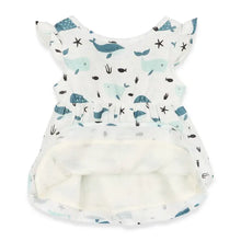 Load image into Gallery viewer, Whales Baby Dress + Bloomer (Organic Muslin)