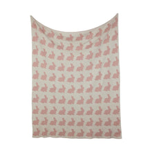 Load image into Gallery viewer, Bunny - Pink/Beige Baby Blanket Set