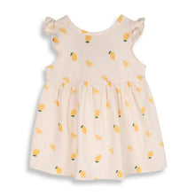 Load image into Gallery viewer, Lemon Baby Dress + Bloomer (Organic Jersey)
