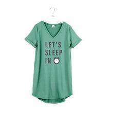 Load image into Gallery viewer, Hello Mello Let Me Sleep - Sleep Shirts (Sage)