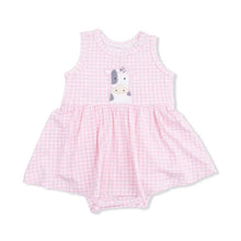 Load image into Gallery viewer, Cute Farm Animals Appliques - Tank Bodysuit Dress