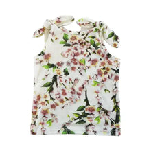 Load image into Gallery viewer, Knot Shoulder Floral Vest