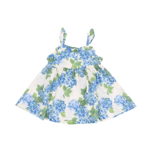 Load image into Gallery viewer, Watercolor Hydrangeas Ruffly Strap Top And Bloomer Set