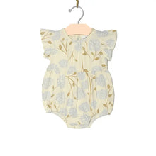 Load image into Gallery viewer, Flutter Sleeve Short Romper- Hydrangea