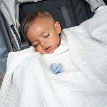 Load image into Gallery viewer, Baby Muslin Blanket in White