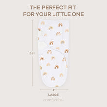 Load image into Gallery viewer, Easy Swaddle Blankets in Rainbow Bohemian, Pack of 3 (0-3 Months)