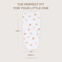 Load image into Gallery viewer, Easy Swaddle Blankets in Rainbow Bohemian, Pack of 3 (0-3 Months)