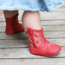 Load image into Gallery viewer, Eco Steps - Western Boot Cherry Red