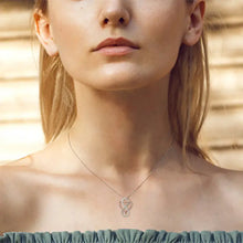 Load image into Gallery viewer, Moissanite Infinity Heart Necklace in 925 Sterling Silver