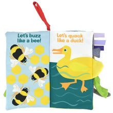 Load image into Gallery viewer, EC VHC Deluxe Sensory Soft Book "Let's Play"
