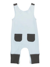 Load image into Gallery viewer, Organic Appliqué Harem Romper in Airplane