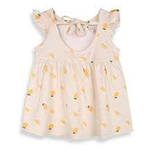 Load image into Gallery viewer, Lemon Baby Dress + Bloomer (Organic Jersey)