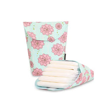 Load image into Gallery viewer, Waterproof Diaper Pouch / Accessory Storage Bag (Blooming Chain)