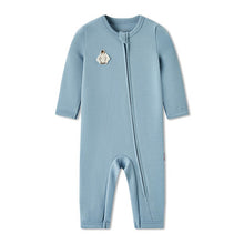 Load image into Gallery viewer, Milkbarn pajama brushed stone (6-9 Months)