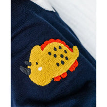 Load image into Gallery viewer, Dinosaur Jacquard Knit Baby Overall & Bodysuit Set (Organic)