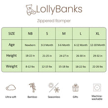 Load image into Gallery viewer, Golf A Round Baby Bamboo Pajamas, 2 Way Zipper Baby Romper
