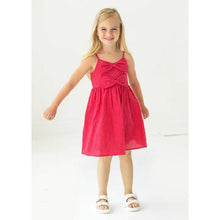 Load image into Gallery viewer, Coquette Hot Pink SS Dress