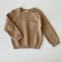 Load image into Gallery viewer, Milan Earthy Baby Raglan Pullover Top Sweater Knit