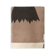 Load image into Gallery viewer, Woodland Bear - Organic Jacquard Sweater Knit Baby Blanket