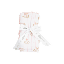 Load image into Gallery viewer, ANGEL DEAR - Vintage Rocking pink ruffle rece