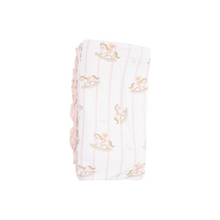 Load image into Gallery viewer, ANGEL DEAR - Vintage Rocking pink ruffle rece