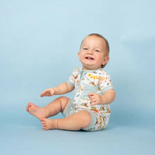 Load image into Gallery viewer, Beach Day Summer Baby Clothing Bamboo Shortie Romper Jumpsuit