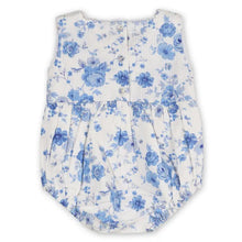 Load image into Gallery viewer, Capri Seersucker Baby Bubble Romper + Headband (Organic)