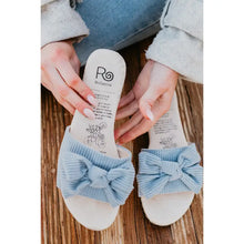 Load image into Gallery viewer, Blue Velvet Slippers