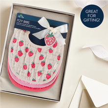 Load image into Gallery viewer, *NEW* Itzy Bibs™ (Strawberries + Cream)