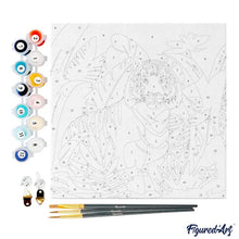 Load image into Gallery viewer, Mini Paint by numbers framed - Tropical Bengal Tiger