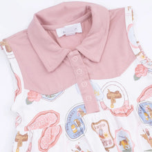 Load image into Gallery viewer, Puppy Toile Blue - Polo Shortie