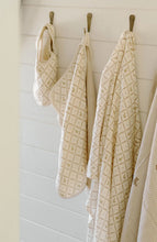 Load image into Gallery viewer, 'Bear' Stripes & 'Duck' - Premium Muslin Bib 2-Pack