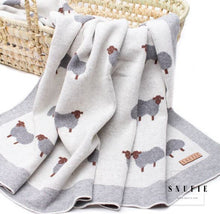 Load image into Gallery viewer, Baby blanket sheep - white