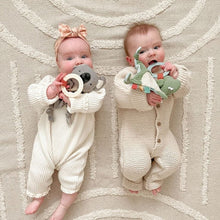 Load image into Gallery viewer, Bitzy crinckle sensory toy with teether- Dino