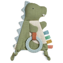 Load image into Gallery viewer, Bitzy crinckle sensory toy with teether- Dino