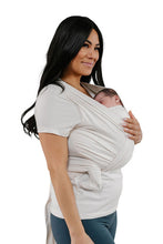 Load image into Gallery viewer, Bump and beyond tshirt wrap ivory