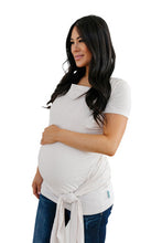 Load image into Gallery viewer, Bump and beyond tshirt wrap ivory