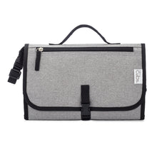 Load image into Gallery viewer, Portable Large Changing Pad in Solid Grey